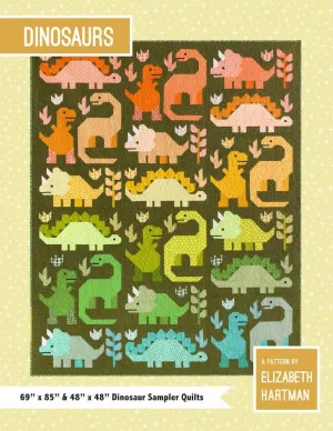 Elizabeth Hartman - Dinosaurs - Quilt Sampler Pattern