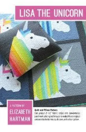 Elizabeth Hartman - Lisa The Unicorn - Quilt & Pillow Pattern