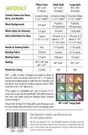 Elizabeth Hartman - Lisa The Unicorn - Quilt & Pillow Pattern