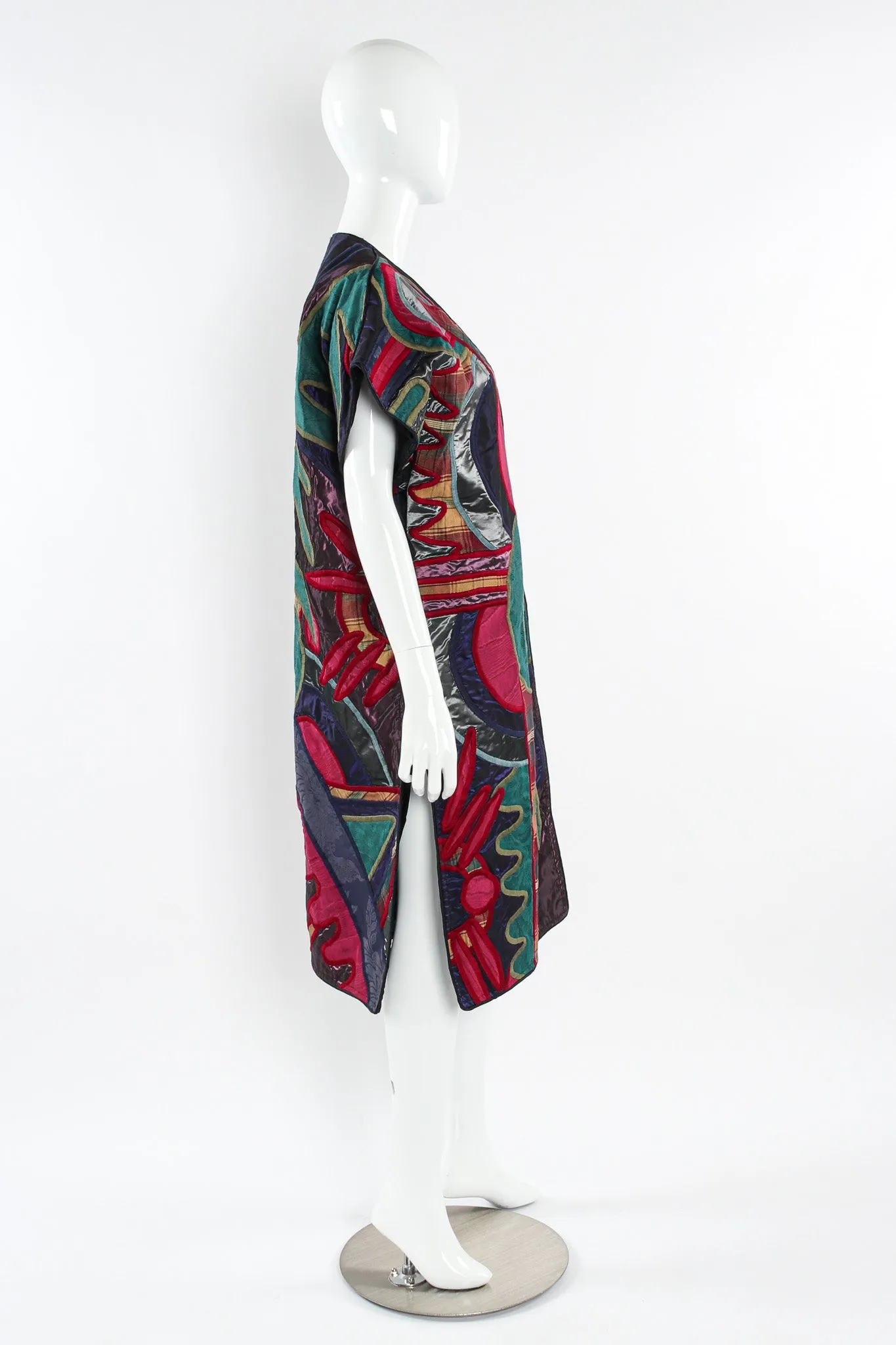 Embroidered Patchwork Vest