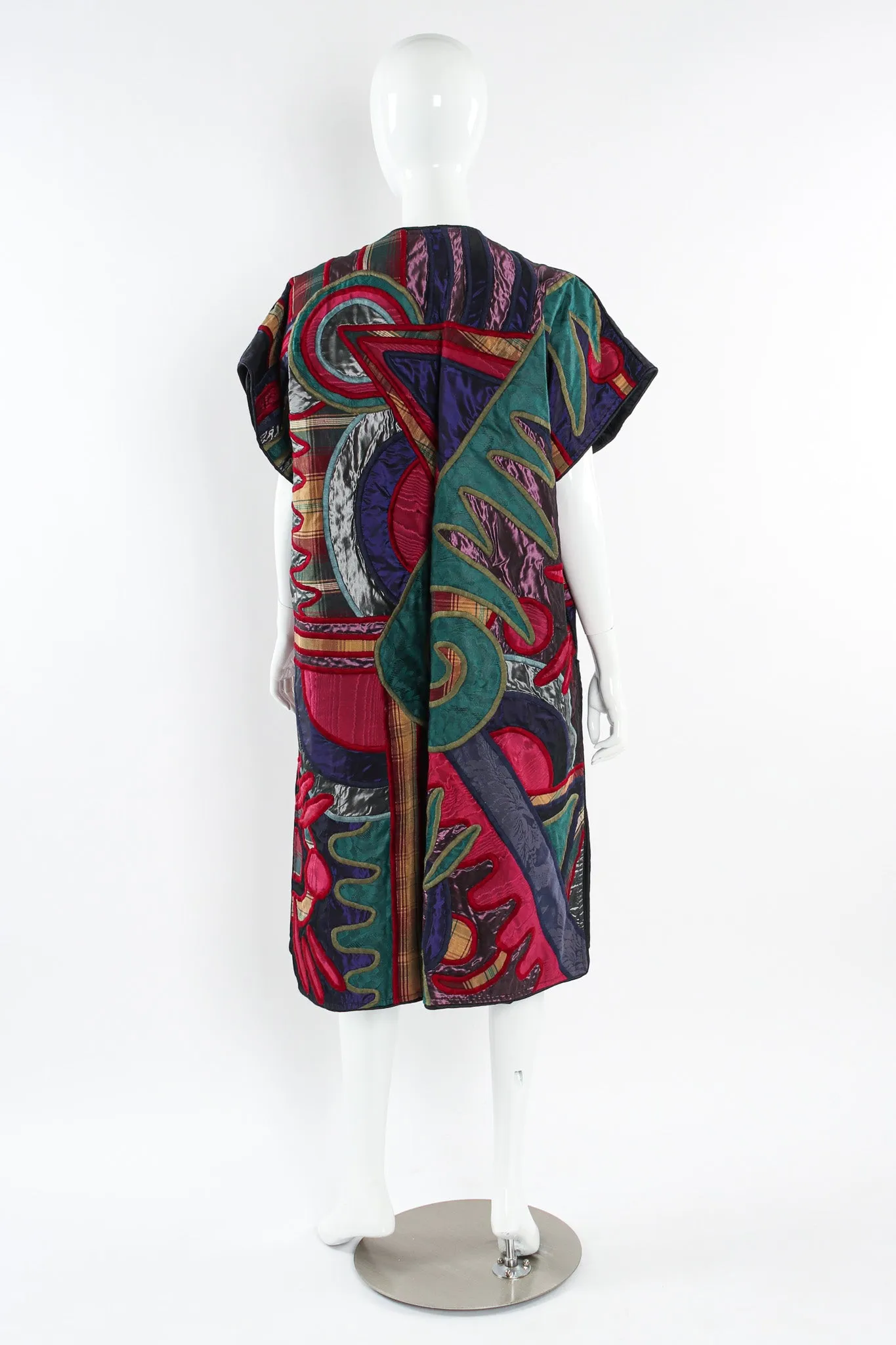 Embroidered Patchwork Vest