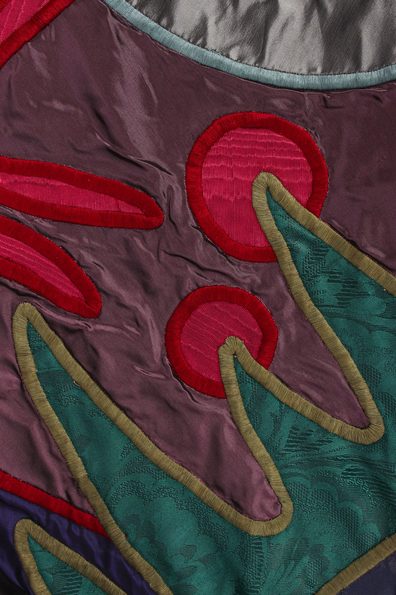 Embroidered Patchwork Vest