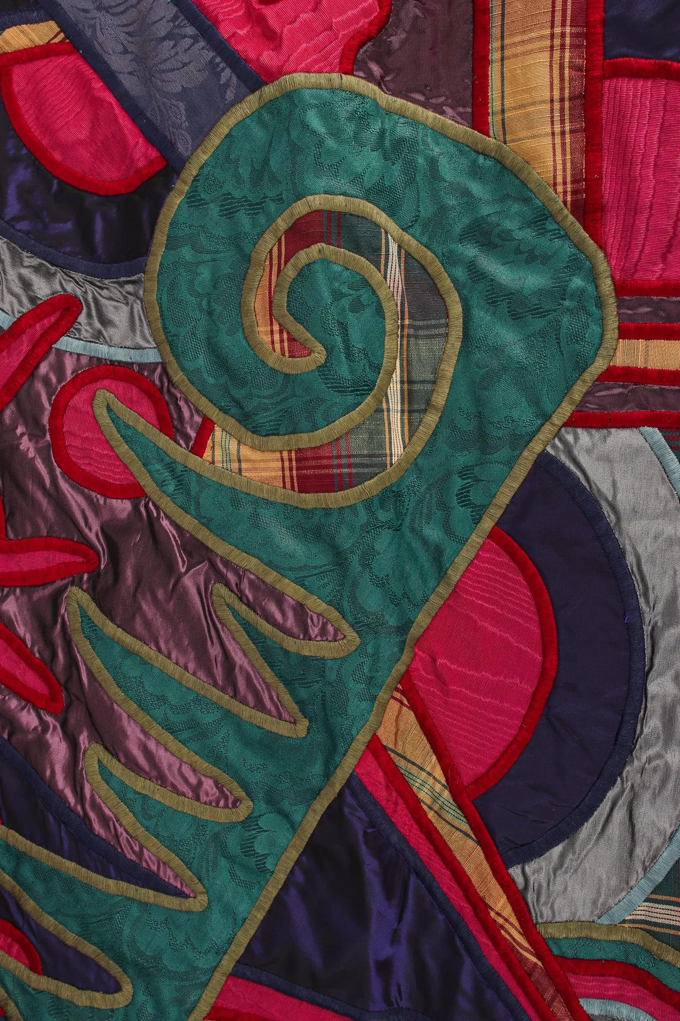 Embroidered Patchwork Vest
