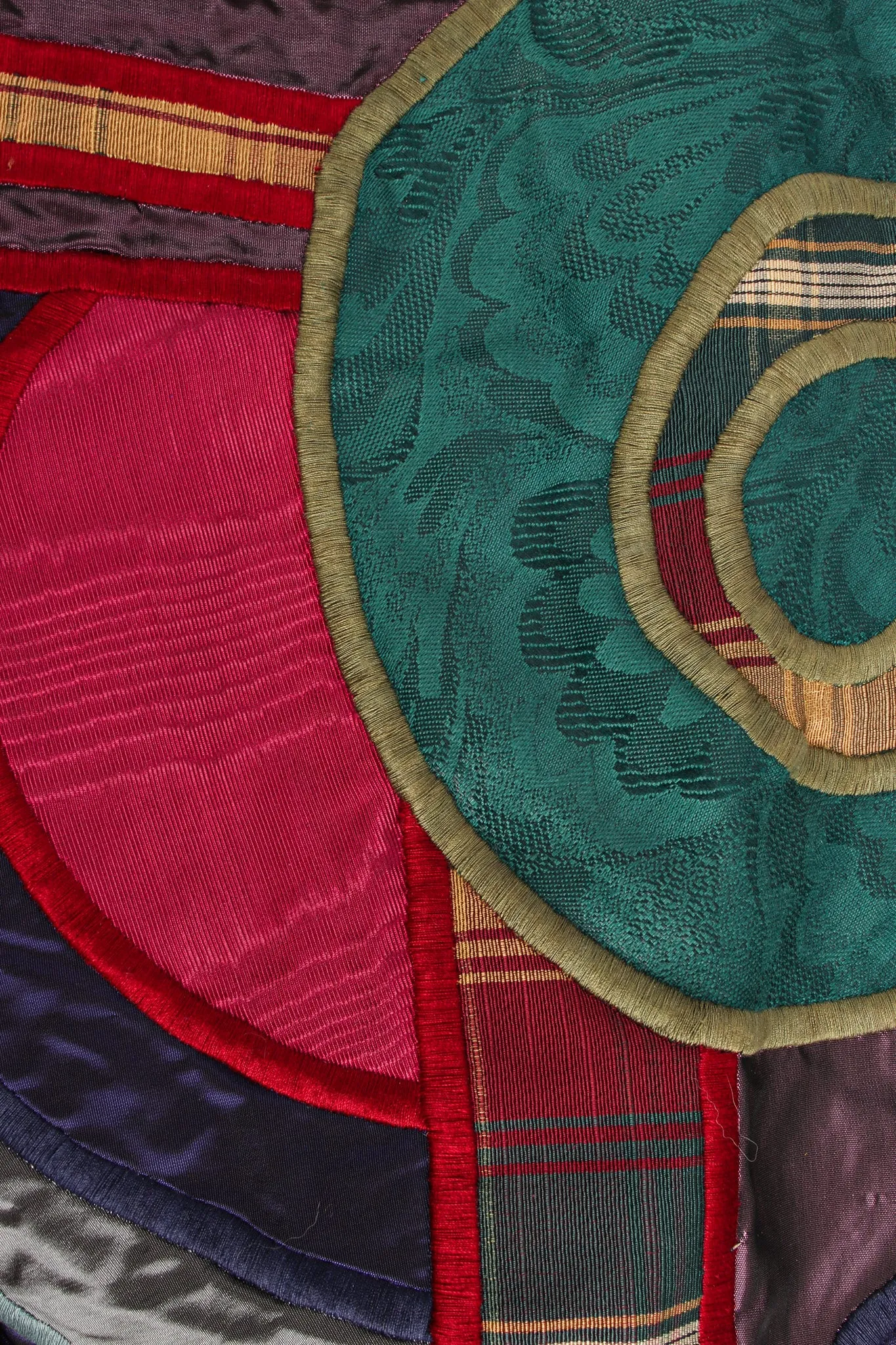 Embroidered Patchwork Vest