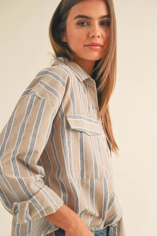 Essex Striped Blouse