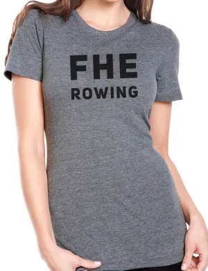 FHE ROWING SIMPLE BLACK Women's Tri-Blend Short Sleeve