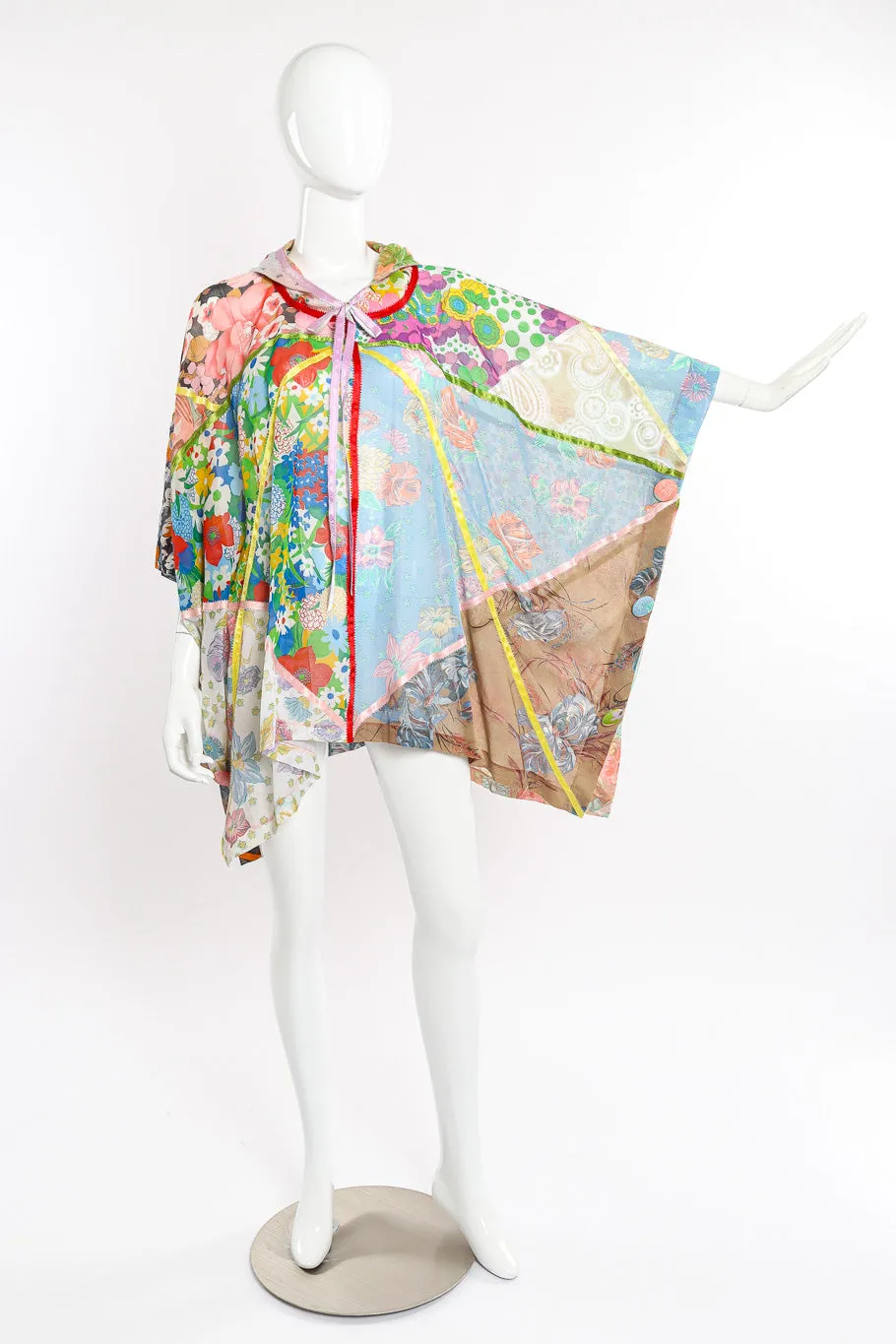 Floral Patchwork Poncho