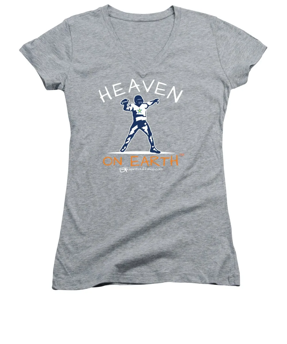 Football Heaven On Earth - Women's V-Neck