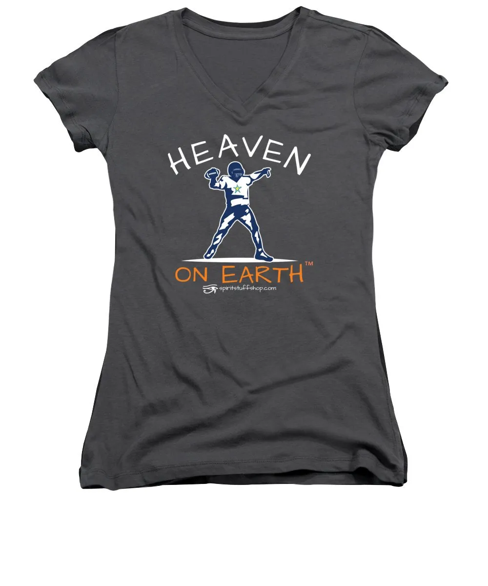 Football Heaven On Earth - Women's V-Neck