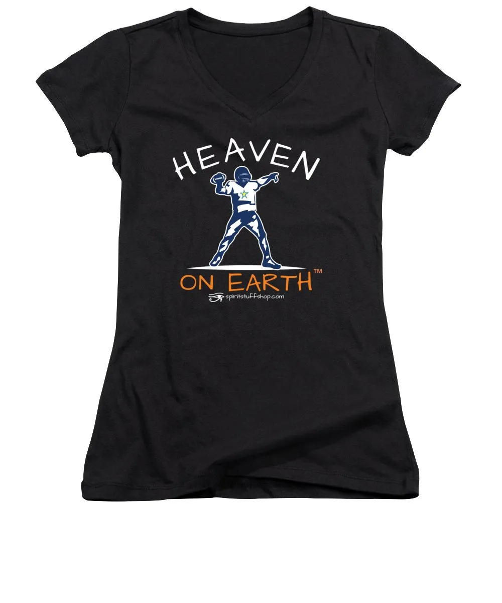 Football Heaven On Earth - Women's V-Neck