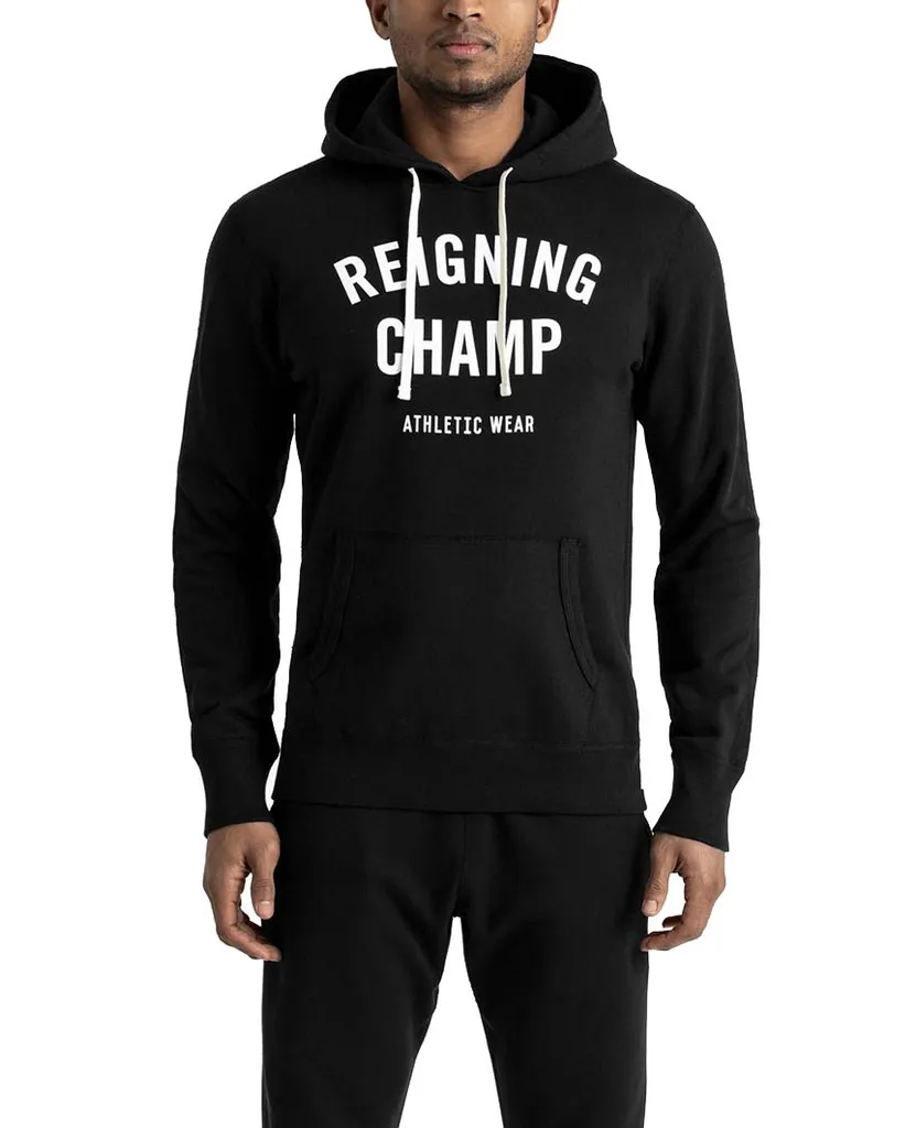 Gym Logo Pullover Midweight Terry Black