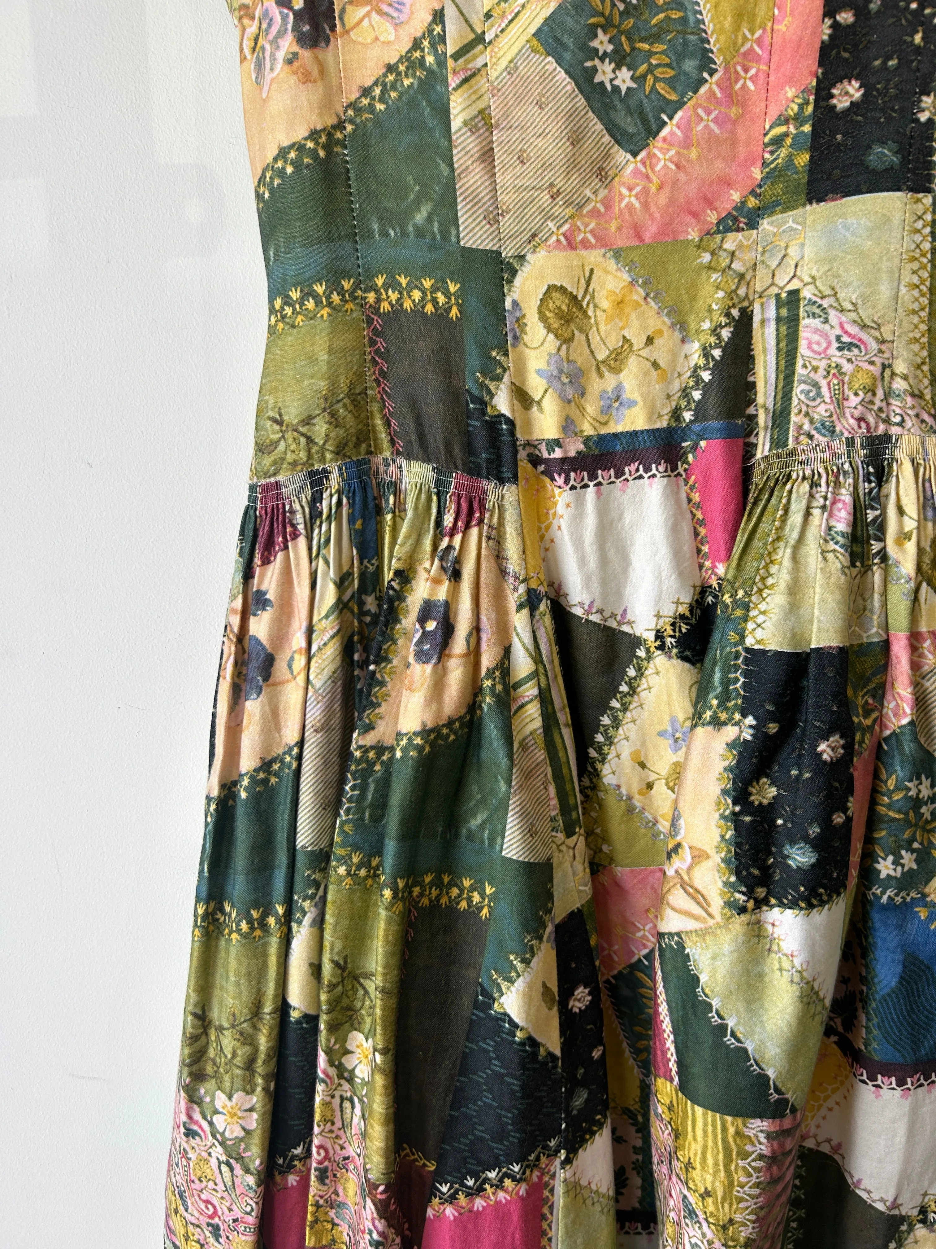 Henley Jr. Patchwork Print Dress