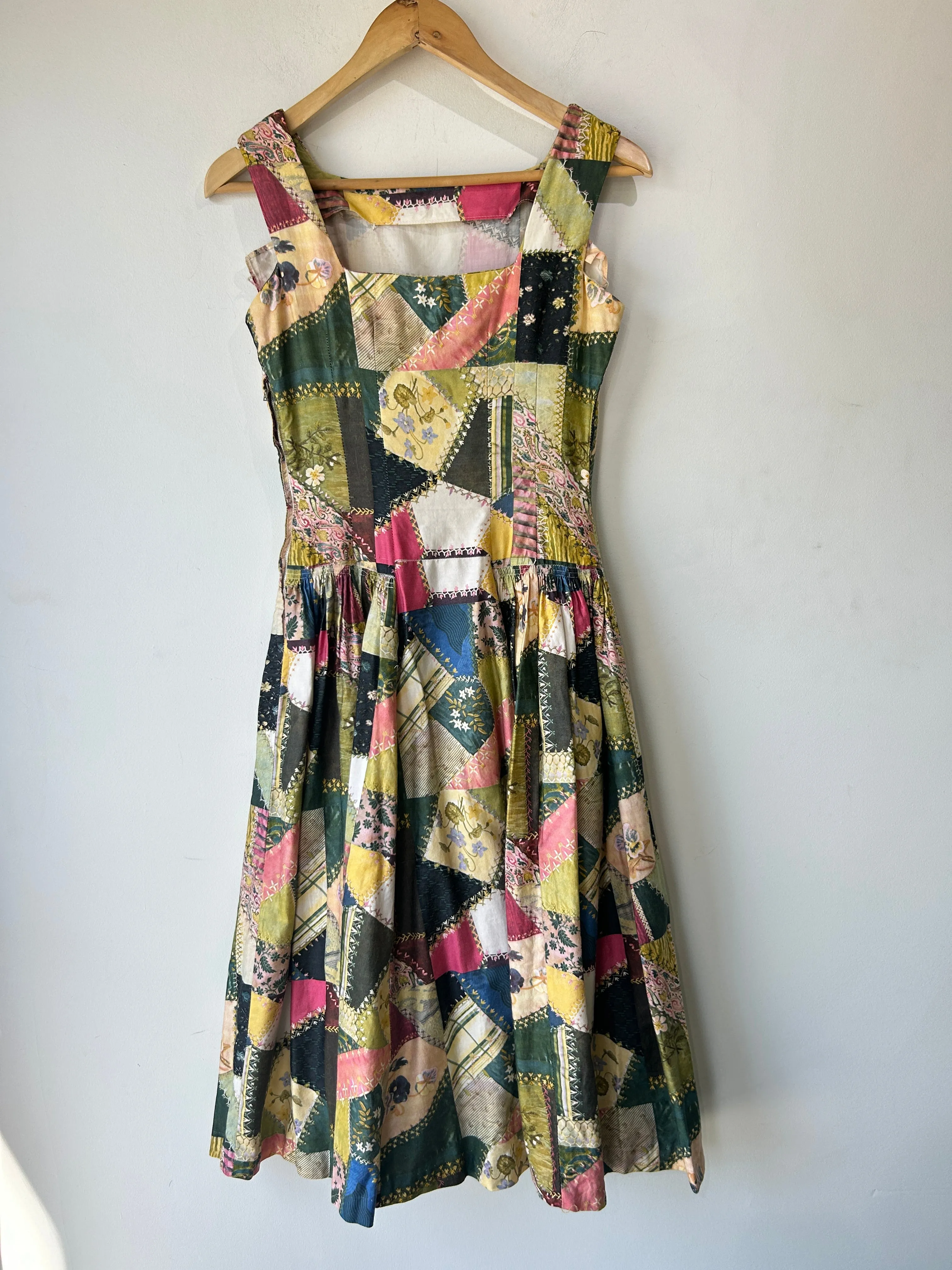 Henley Jr. Patchwork Print Dress