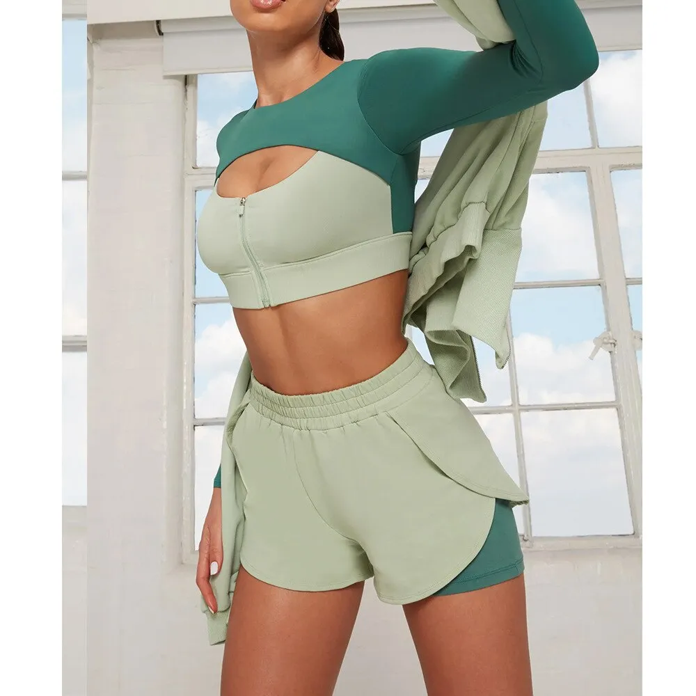 High Waist Shorts Tight Outfit Sportswear