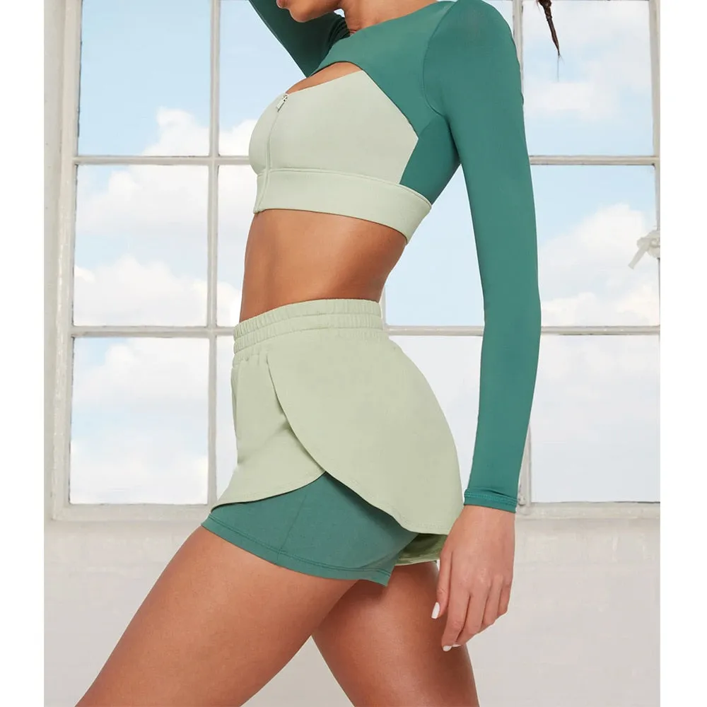 High Waist Shorts Tight Outfit Sportswear