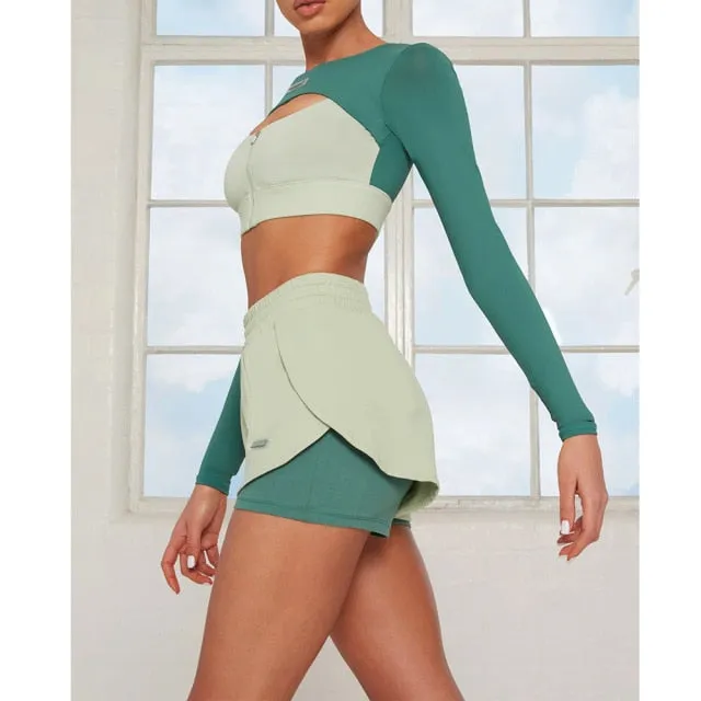 High Waist Shorts Tight Outfit Sportswear