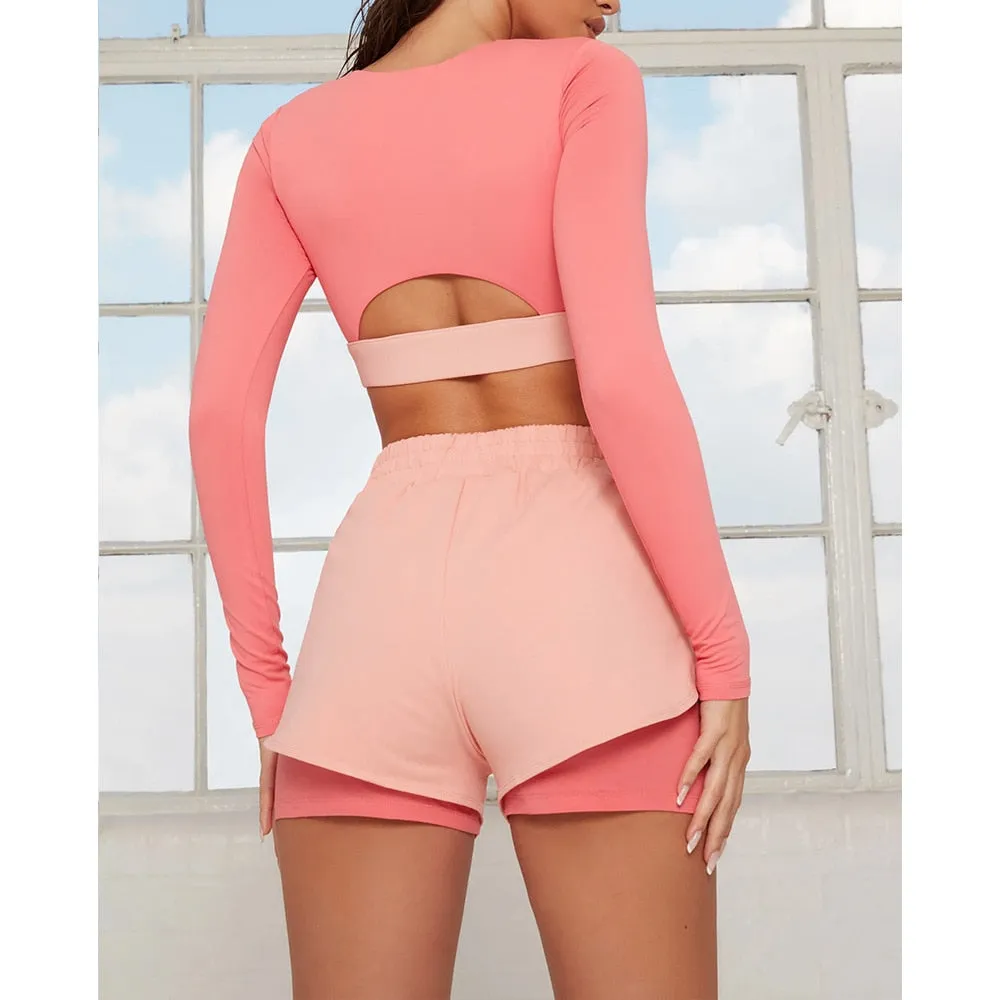 High Waist Shorts Tight Outfit Sportswear