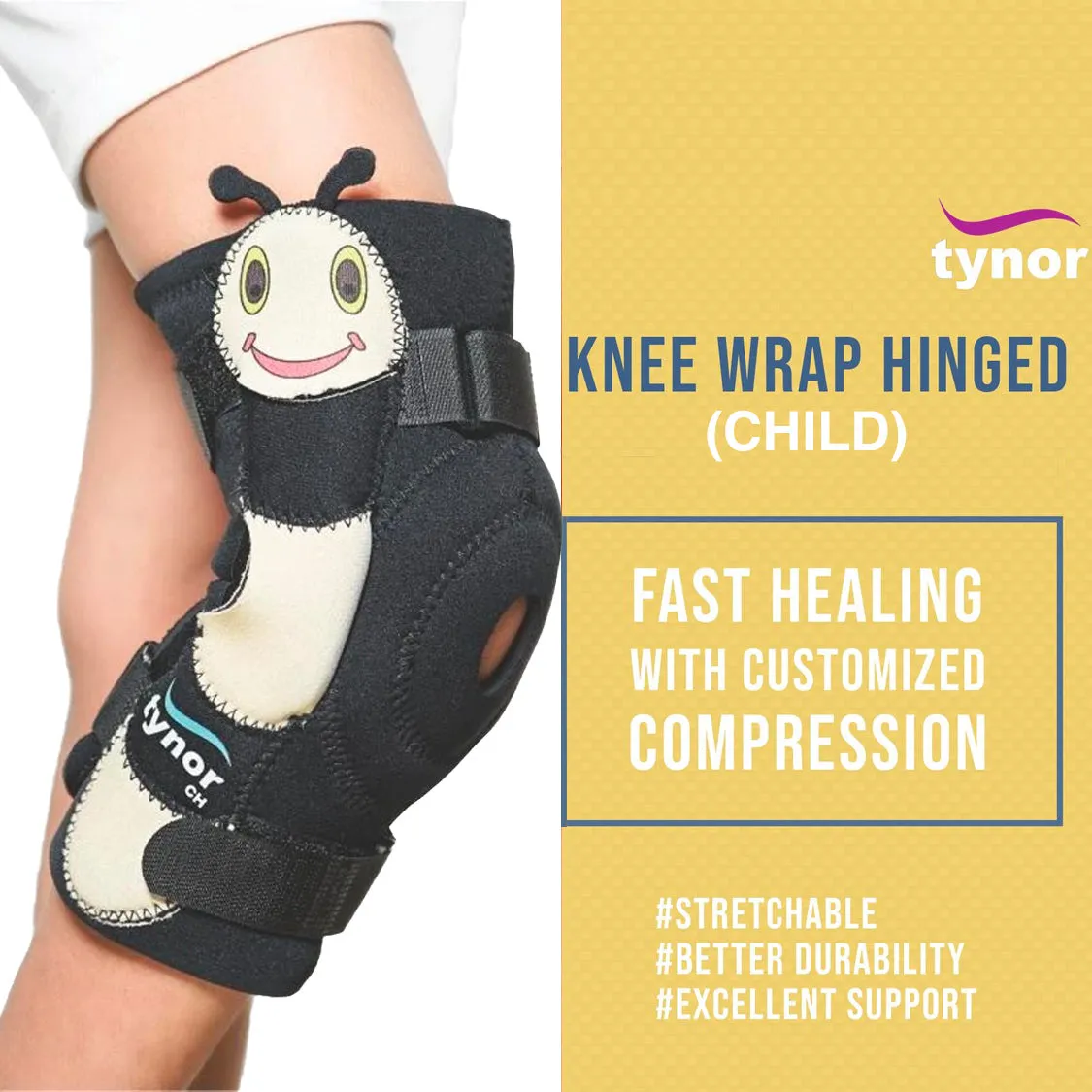 Hinged Knee Brace (Neoprene) | Breathable | Adjustable