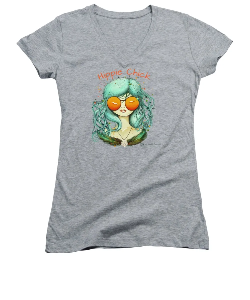 Hippie Chick - Women's V-Neck