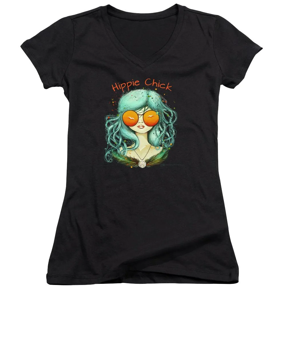 Hippie Chick - Women's V-Neck