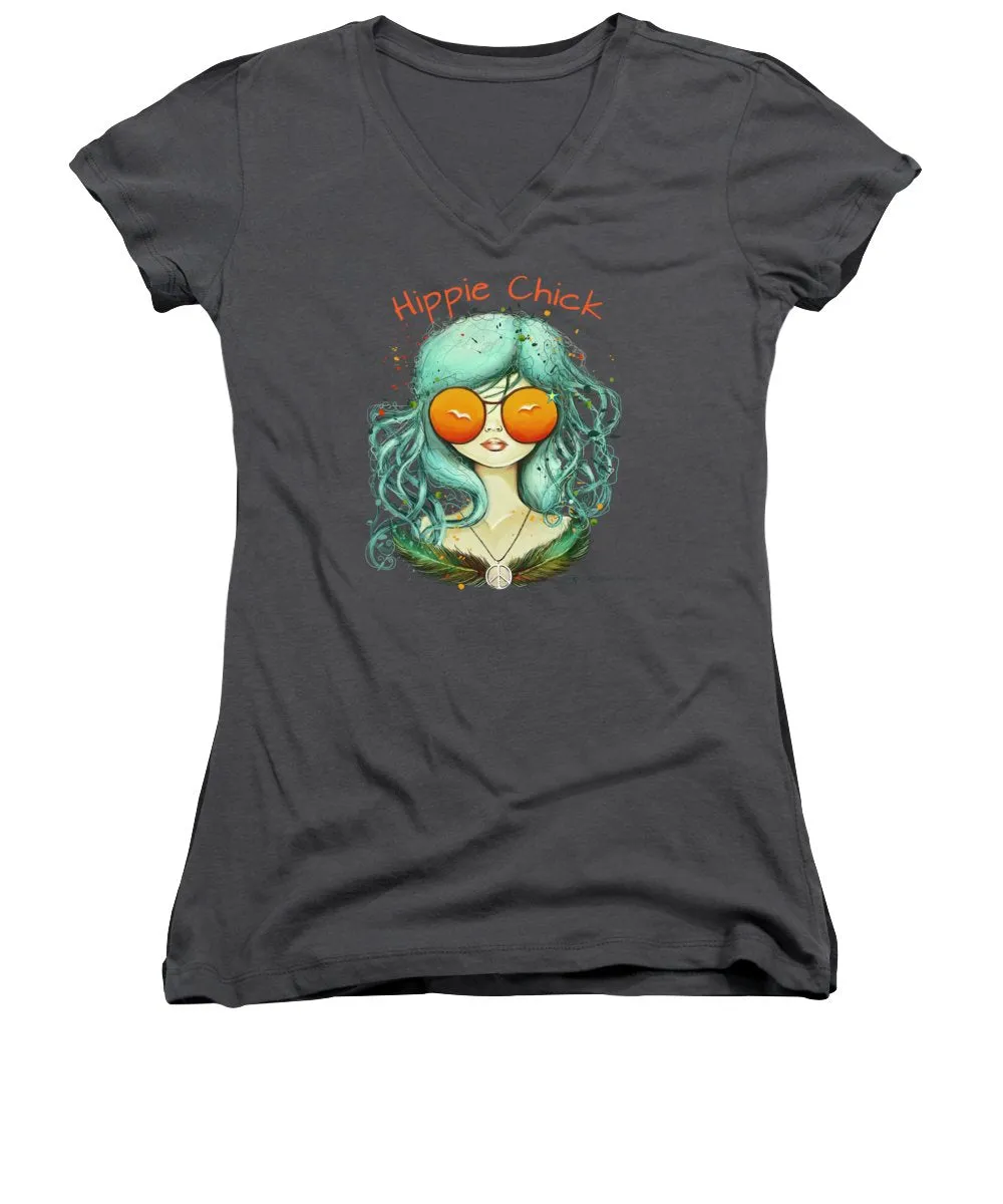 Hippie Chick - Women's V-Neck
