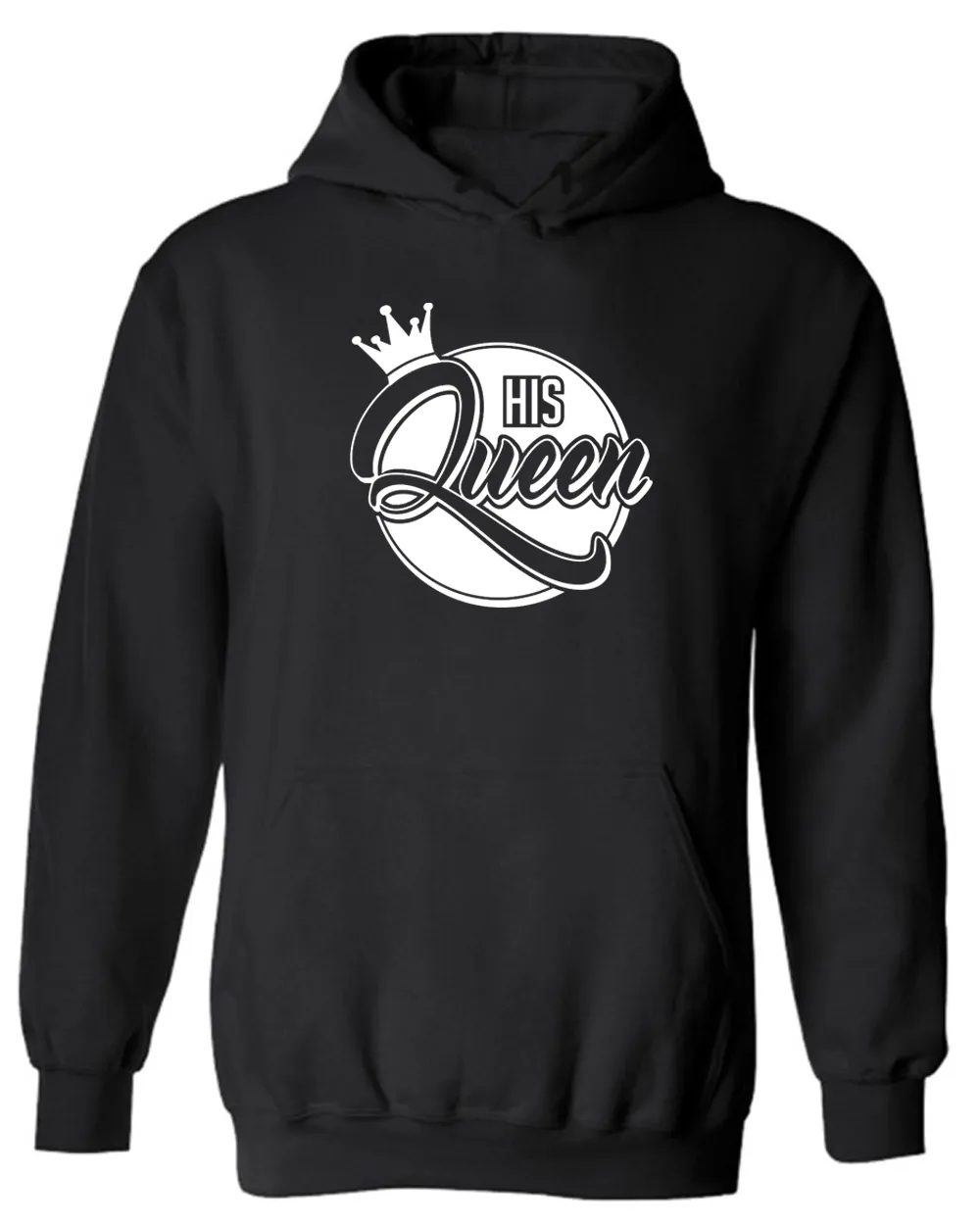 His Queen Her King Hoodie, Valentine day Hoodie couple t-shirt love Hoodie