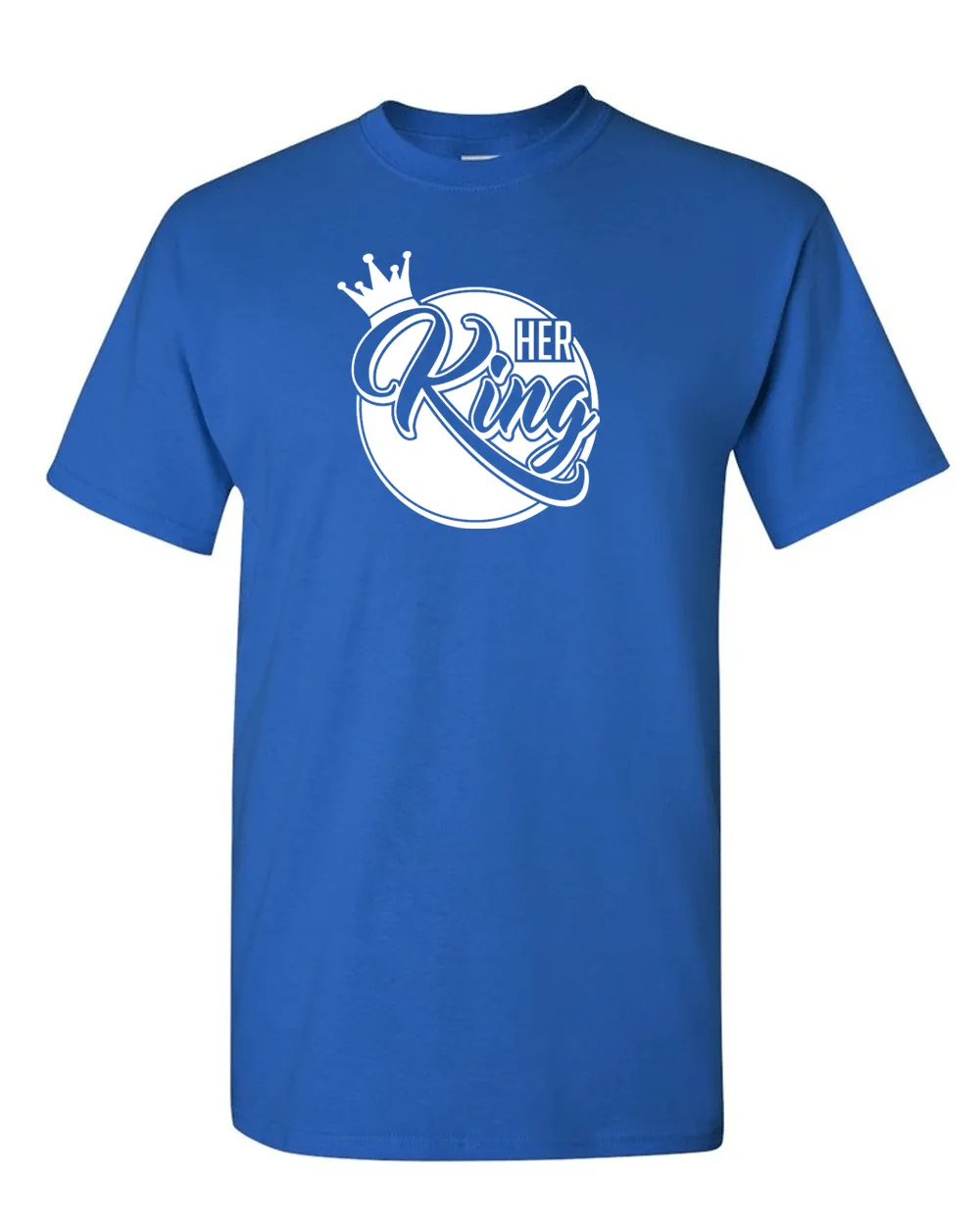 His Queen Her King T-shirt, Valentine day t-shirt couple t-shirt love tees.