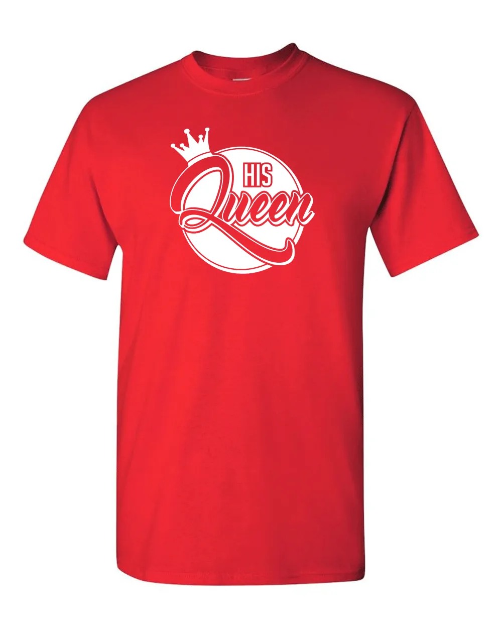 His Queen Her King T-shirt, Valentine day t-shirt couple t-shirt love tees.