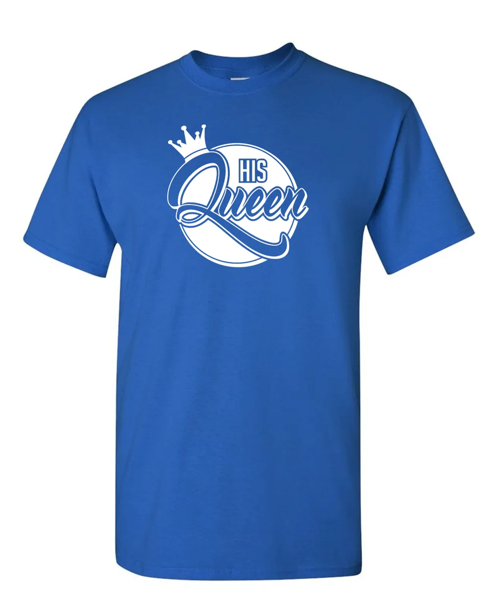 His Queen Her King T-shirt, Valentine day t-shirt couple t-shirt love tees.