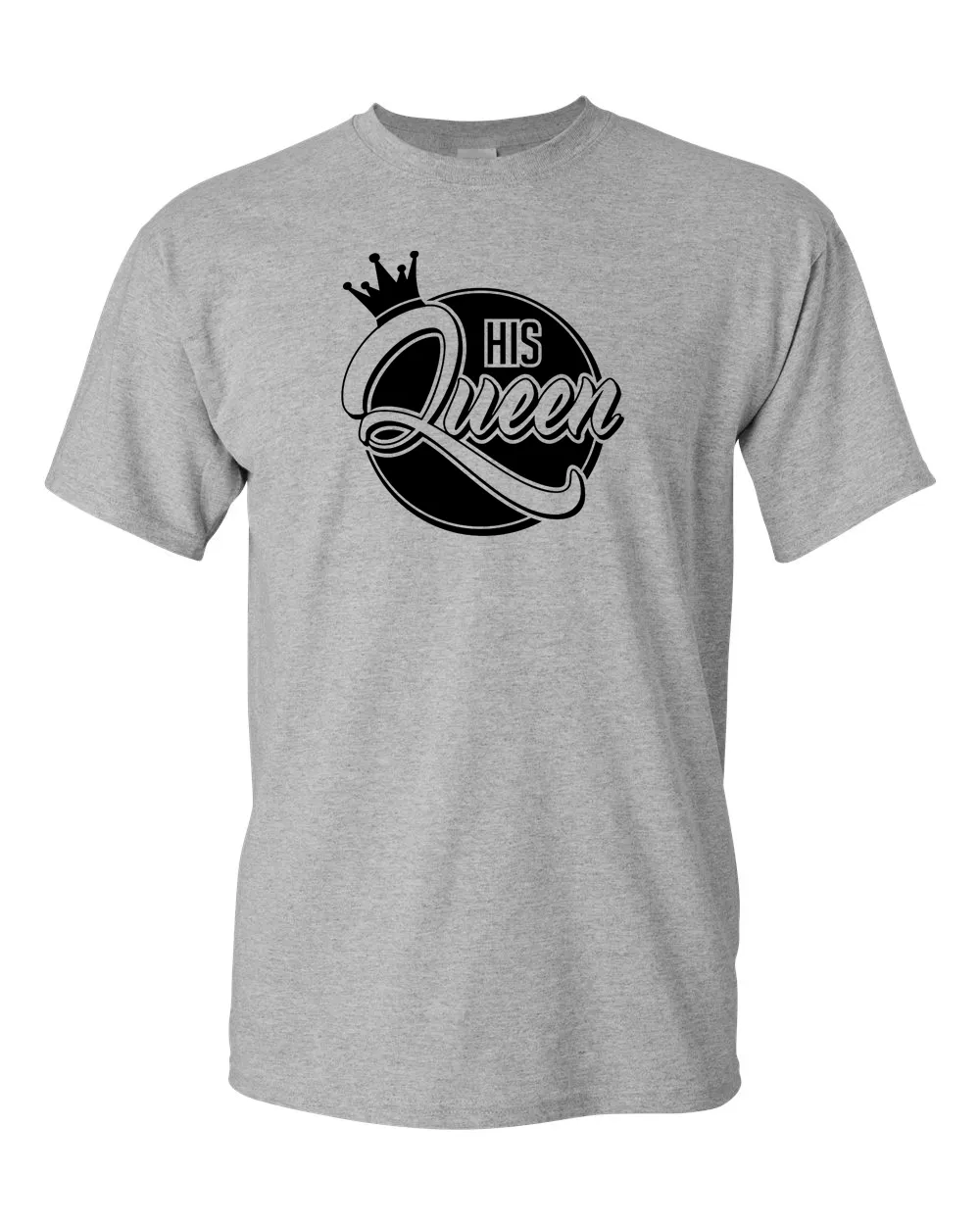 His Queen Her King T-shirt, Valentine day t-shirt couple t-shirt love tees.