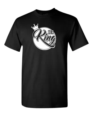 His Queen Her King T-shirt, Valentine day t-shirt couple t-shirt love tees.