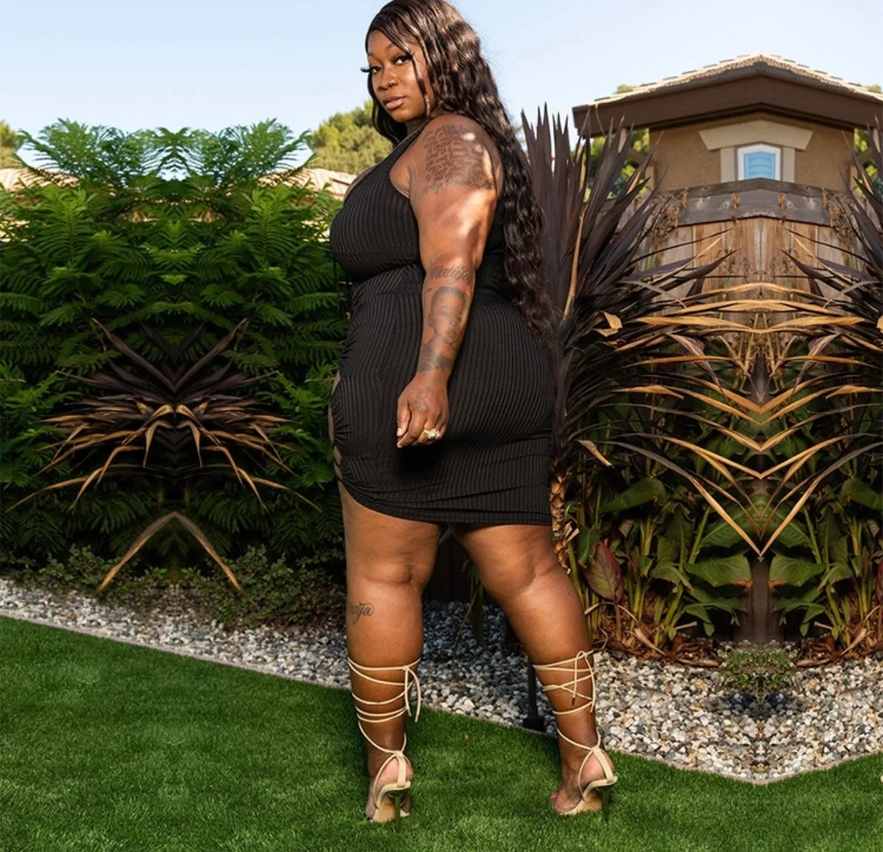 Hollow Out Club Dress