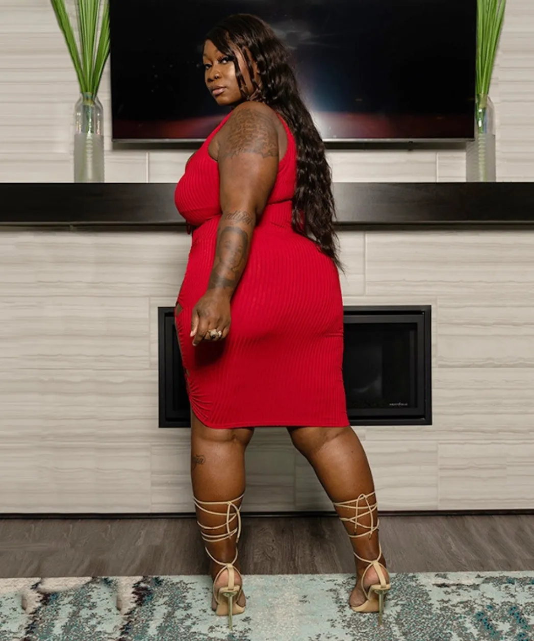 Hollow Out Club Dress
