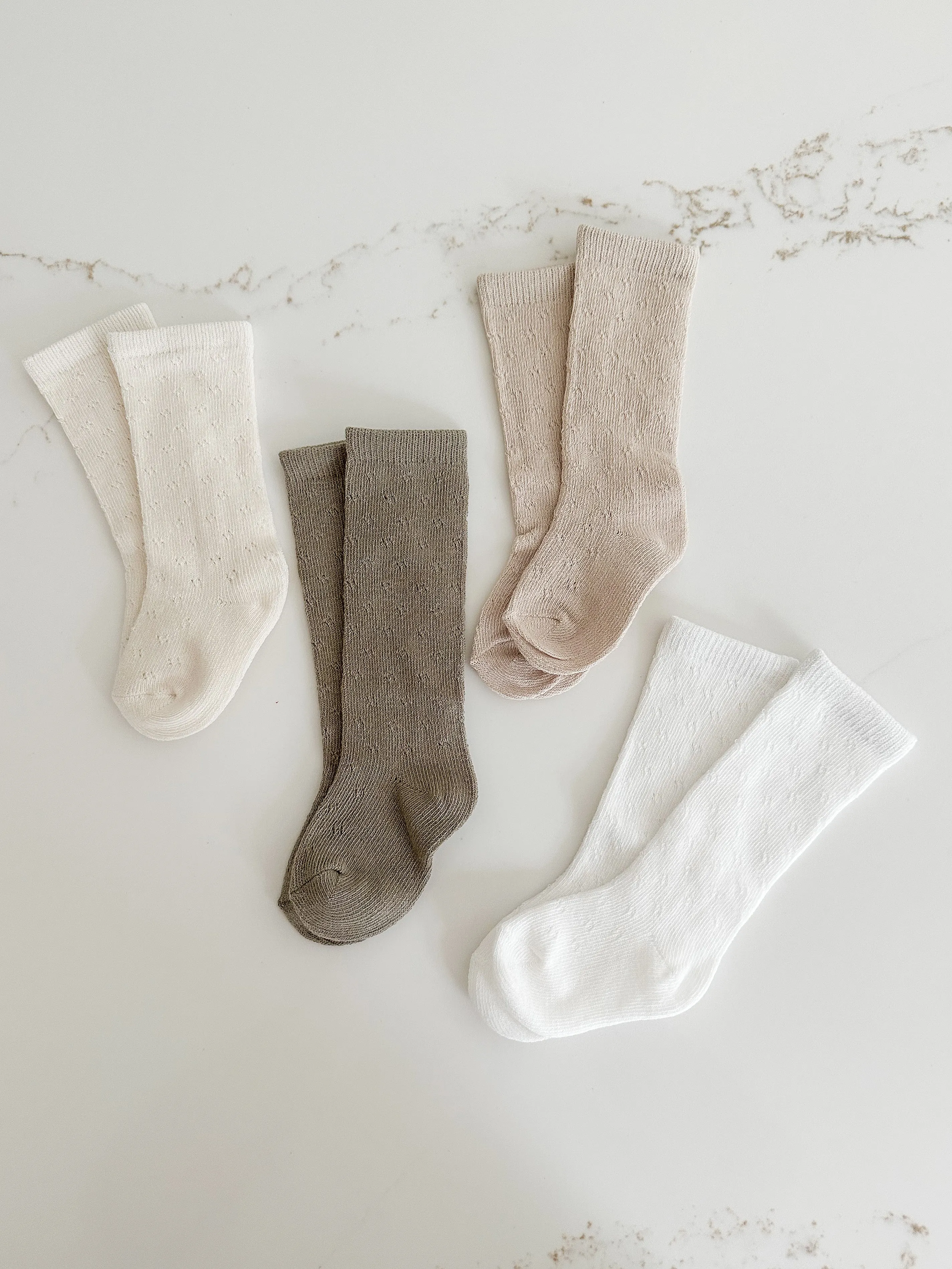 Hollow Out Knee Socks