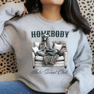 Homebody anti social Club | homebody skeleton