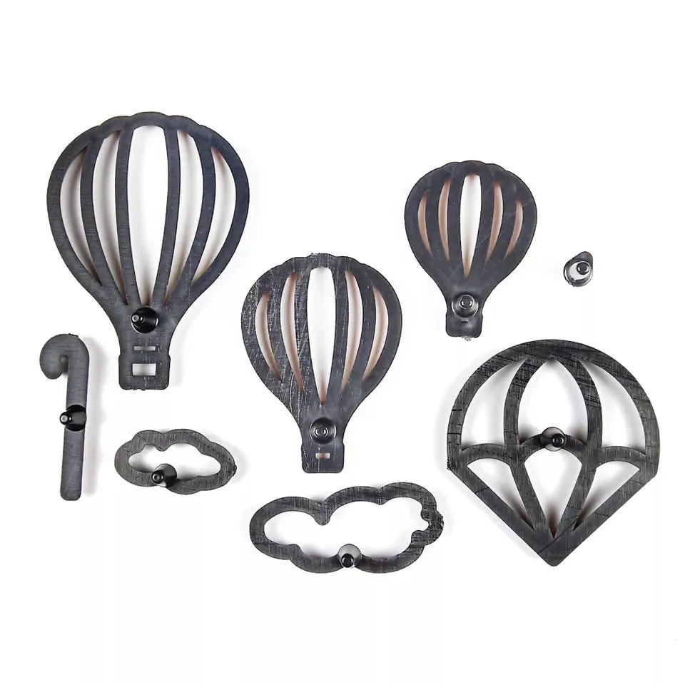HOT AIR BALLOON PATCHWORK CUTTERS SET