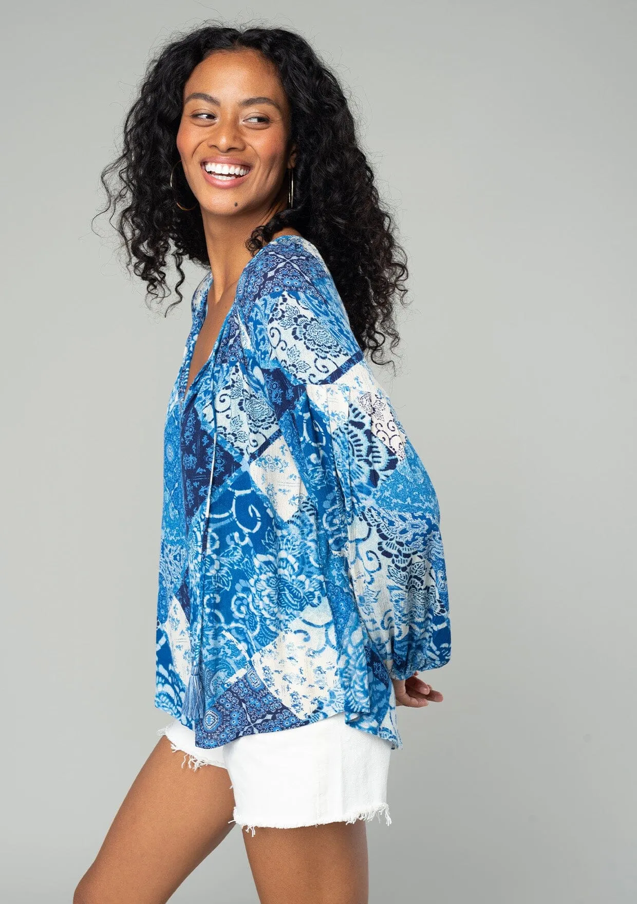 Kyra Patchwork Blouse