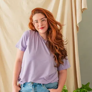 Kyte Baby Women's Crew Neck Tee - Taro