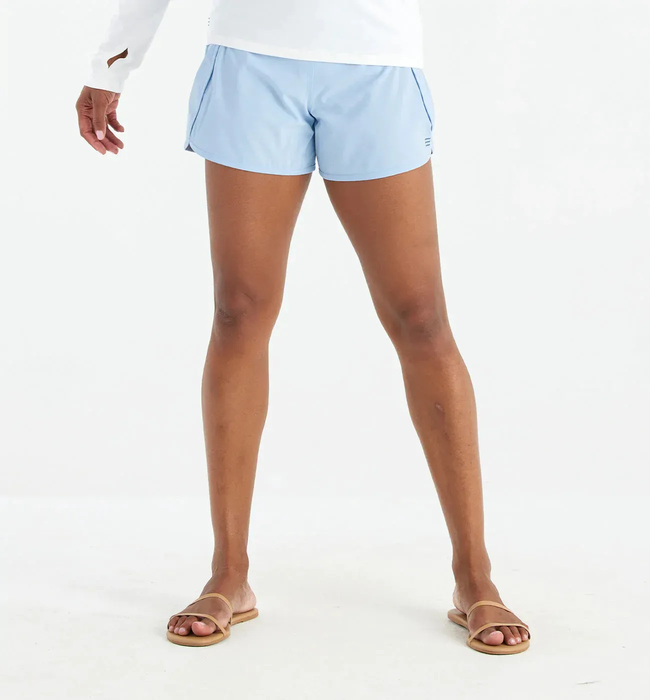 LADIES FREE FLY BAMBOO LINED BREEZE SHORT - 4IN