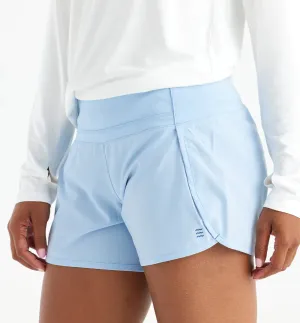 LADIES FREE FLY BAMBOO LINED BREEZE SHORT - 4IN