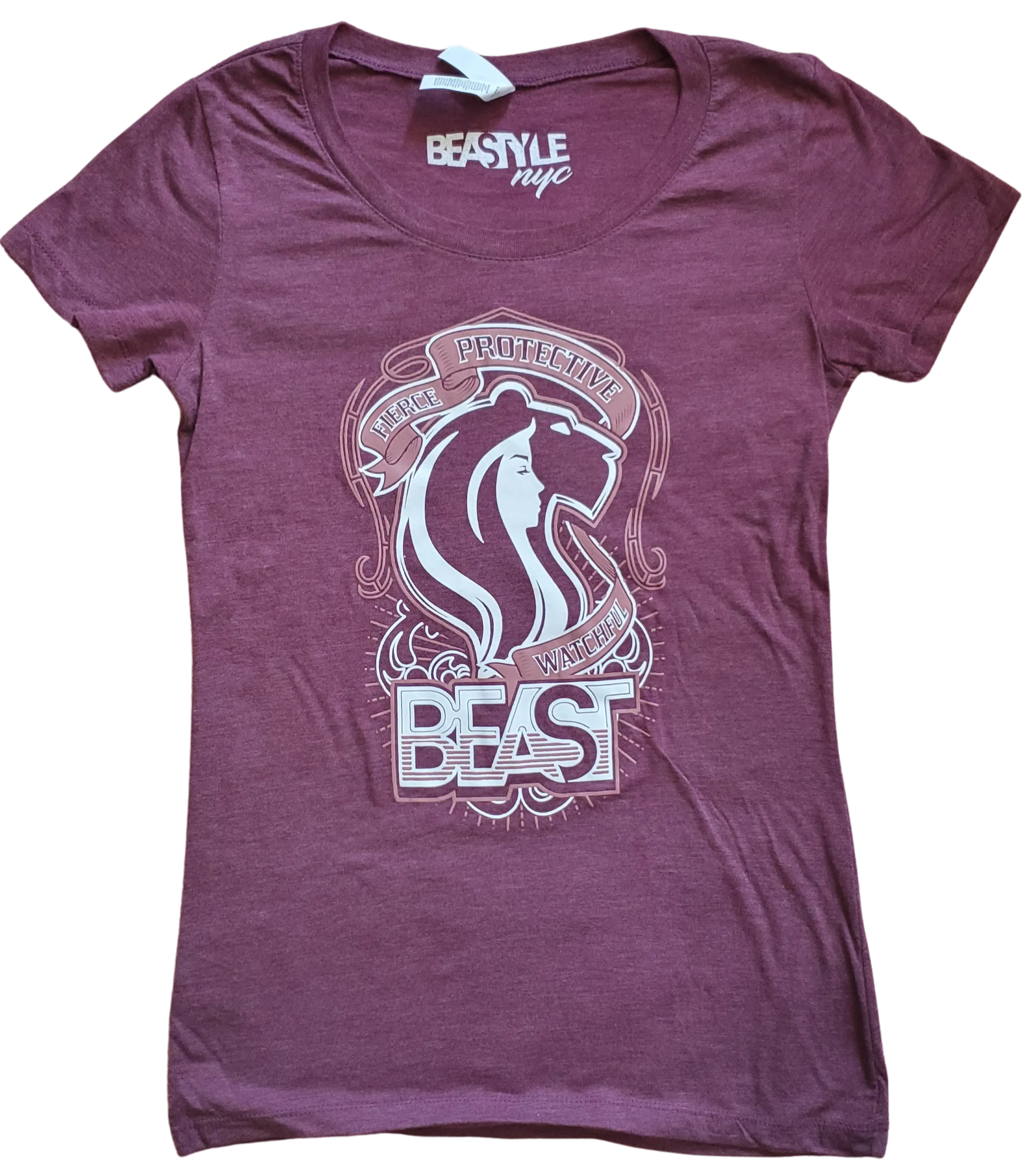 Lady Lioness Maroon T-Shirt