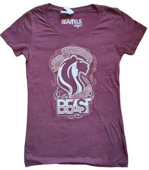 Lady Lioness Maroon T-Shirt