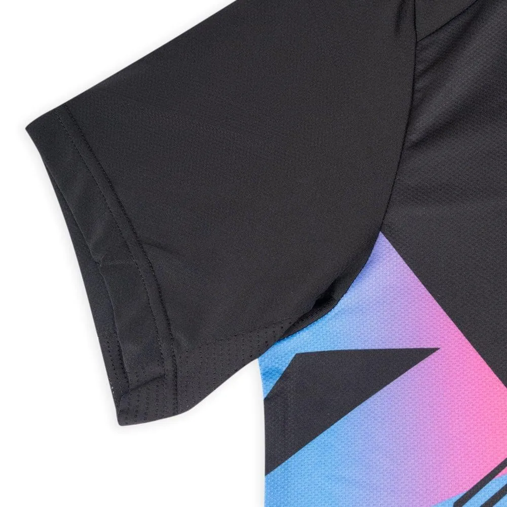 Li-Ning Diamond Gradient Mens Badminton T-Shirt - Black
