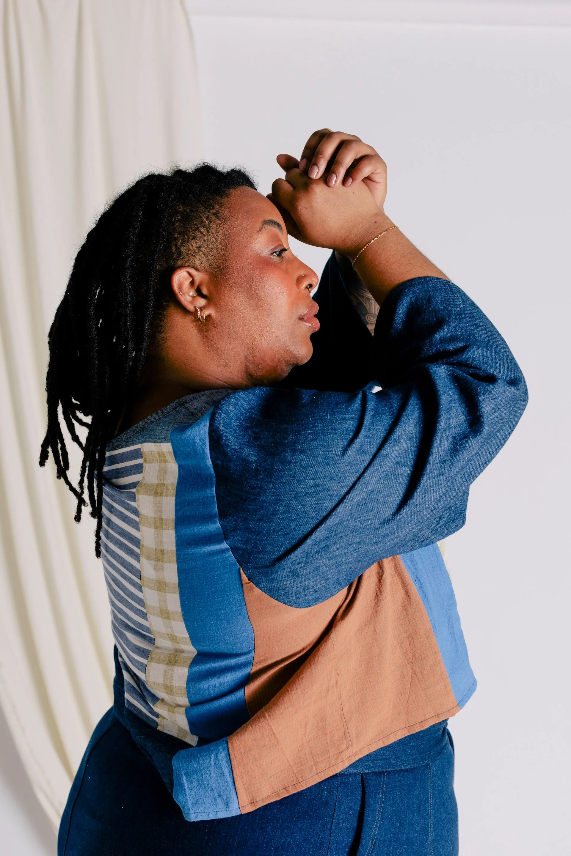 Long Sleeve Geometry Top