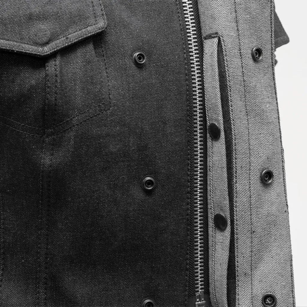 Ludlow Women's Motorcycle Denim Vest  - Extreme Biker Leather