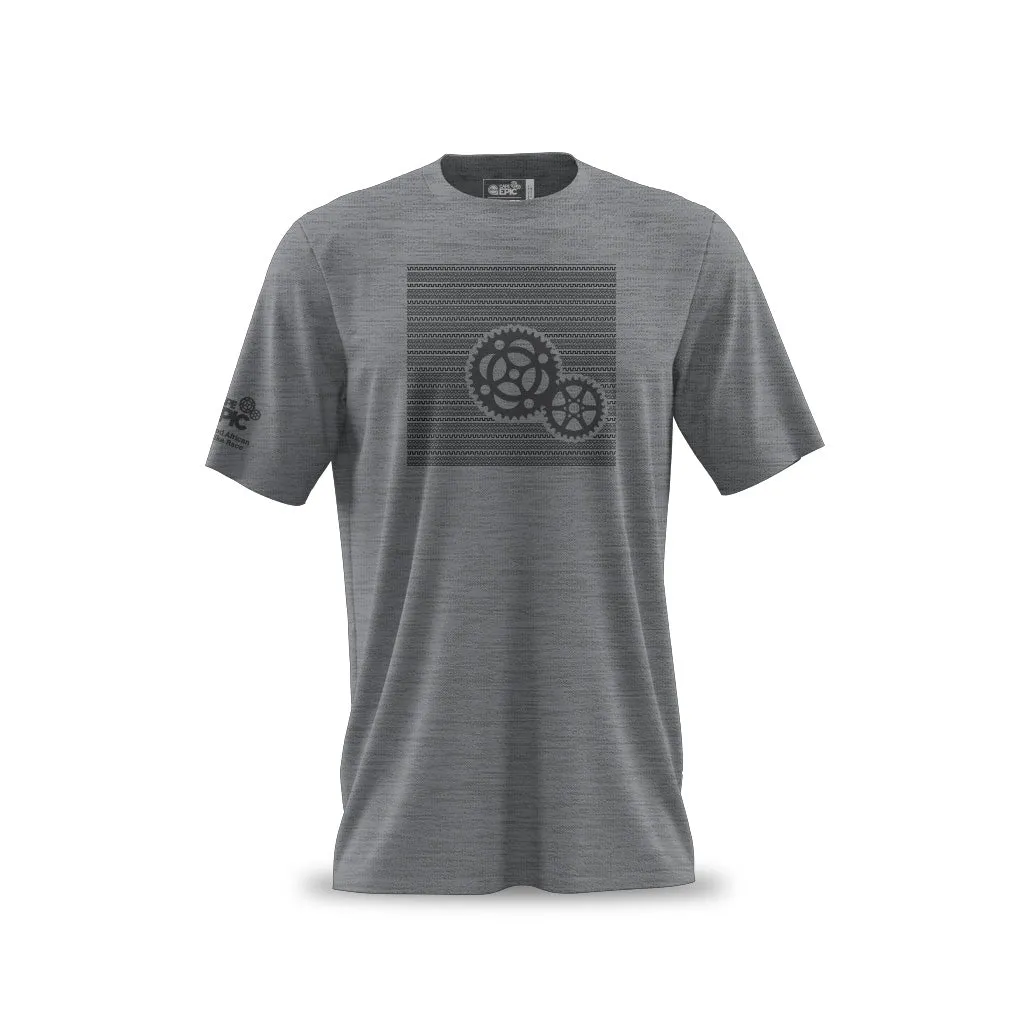 Men's Absa Cape Epic Casette T Shirt (Grey Melange)