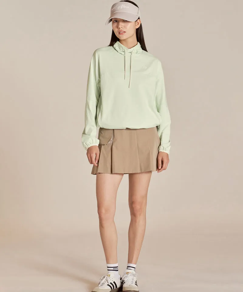 Monday Flow Soft Jersey Pullover Top - Lime