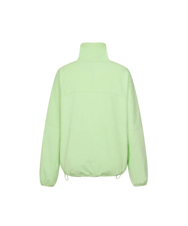 Monday Flow Soft Jersey Pullover Top - Lime