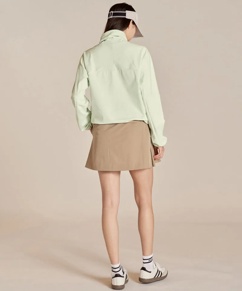 Monday Flow Soft Jersey Pullover Top - Lime