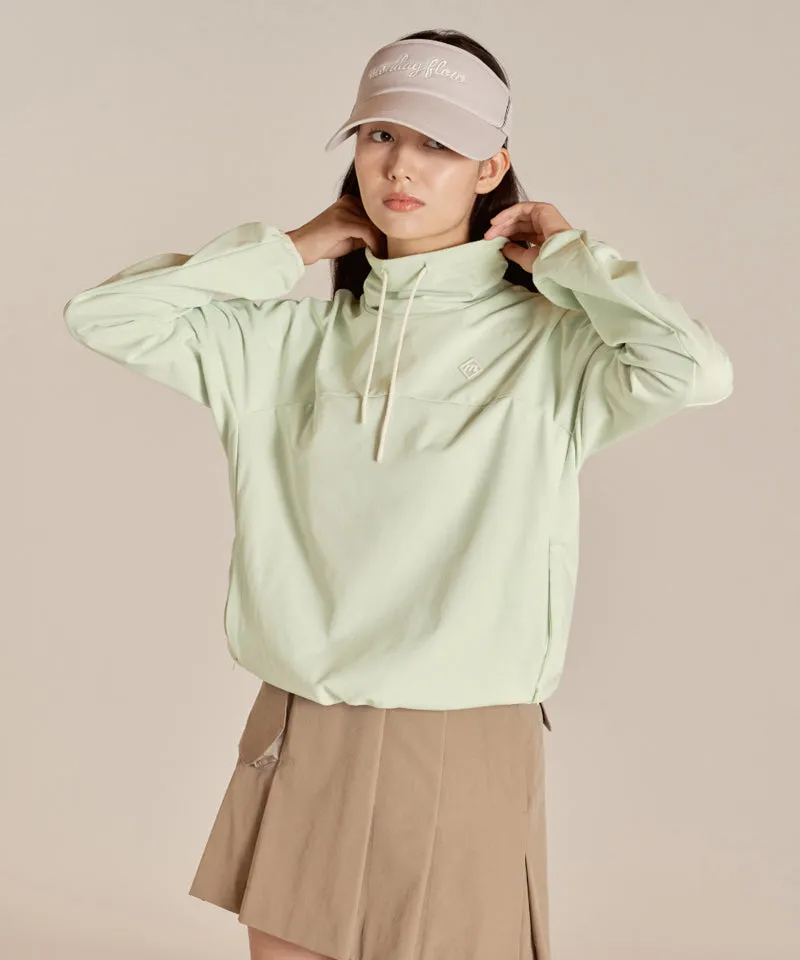 Monday Flow Soft Jersey Pullover Top - Lime
